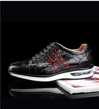 Load image into Gallery viewer, High-end Leisure Shoes Siamese crocodile skin Sneakers for men
