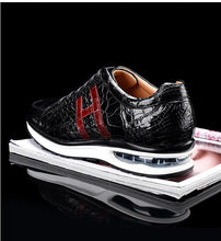 Load image into Gallery viewer, High-end Leisure Shoes Siamese crocodile skin Sneakers for men
