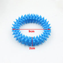 Load image into Gallery viewer, Dog Biting Ring Toy Dog Soft Rubber Molar Toy Pet Bite Cleaning Tooth Toy Increase The Intelligence Of Pets Tool Pet Products
